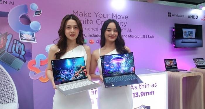 Rangkaian lenovo copilot+ pc bertenaga amd ryzen ai 300 series