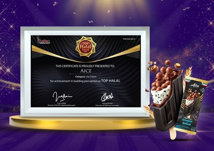 Aice Kembali Raih Top Halal Award