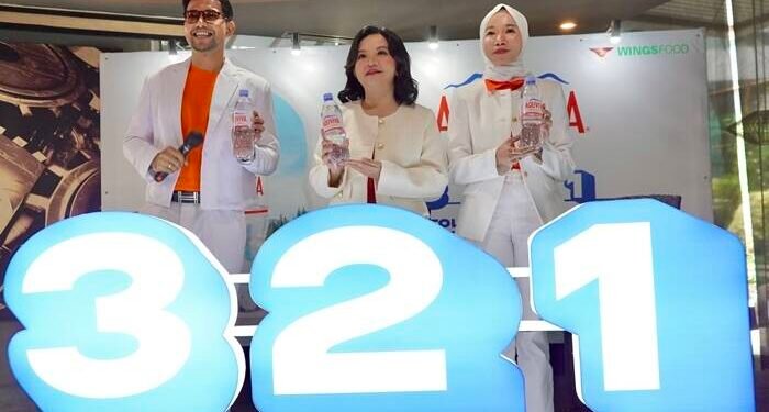 AQUVIVA Menghadirkan Kampanye 3 2 1 Sebuah Panduan Hidrasi Mudah diingat, yaitu 3 Botol AQUVIVA 700ml, setara 2 Liter Air untuk 1 Hari Pasti Sejuknya