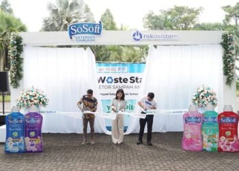 Momen Peresmian Rekosistem X SoSoft Waste Station di kompleks Sekolah Al Irsyad Satya Kota Baru Parahyangan (KBP), Padalarang, Kabupaten Bandung Barat