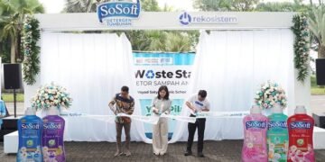 Momen Peresmian Rekosistem X SoSoft Waste Station di kompleks Sekolah Al Irsyad Satya Kota Baru Parahyangan (KBP), Padalarang, Kabupaten Bandung Barat