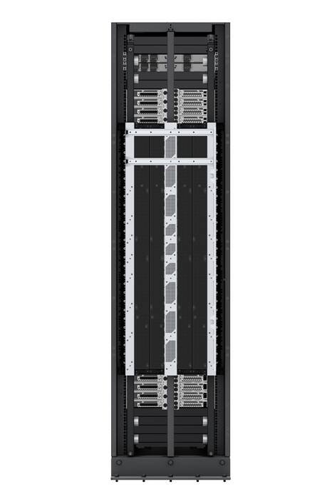 Lenovo GB300 NVL72 Rack rear facing