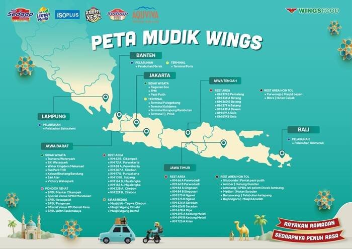 Peta Pondok Rehat WINGS Food