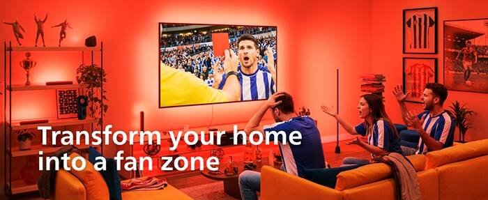 2. Nobar di Rumah Lebih Seru dengan Sports Live dan Philips Smart Lighting TV Sync