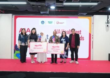 Juara 1 Kategori SD dan SMP AIA Healthiest Schools