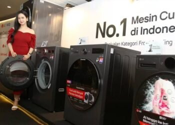 Properti Desain 2023 | Properti Desain LG Pemimpin Pasar Mesin Cuci Bukaan Depan (Front Loading).