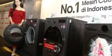 LG Pemimpin Pasar Mesin Cuci Bukaan Depan (Front Loading). | Properti Desain LG Pemimpin Pasar Mesin Cuci Bukaan Depan (Front Loading).