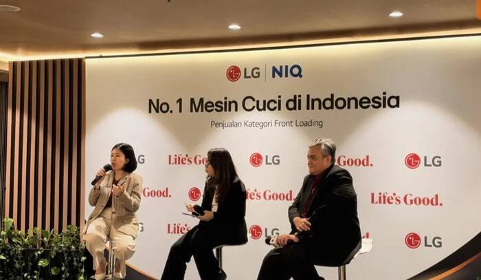 LG Pemimpin Pasar Mesin Cuci Bukaan Depan (Front Loading). | Properti Desain LG Pemimpin Pasar Mesin Cuci Bukaan Depan (Front Loading).