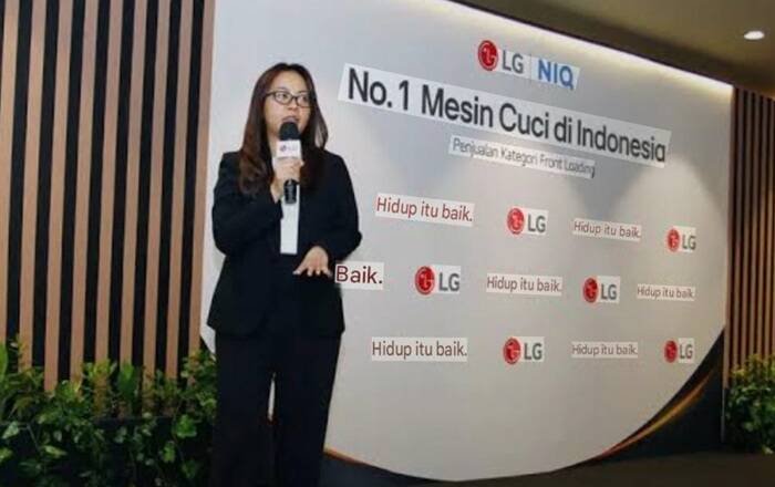 LG Pemimpin Pasar Mesin Cuci Bukaan Depan (Front Loading). | Properti Desain LG Pemimpin Pasar Mesin Cuci Bukaan Depan (Front Loading).